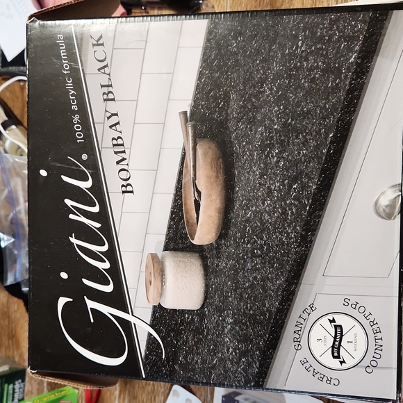 GIANI Kitchen Bnib Giani Bombay Black Create Countertop Paint Kit